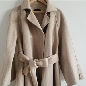 Wool Felt Oversized Coat - size M